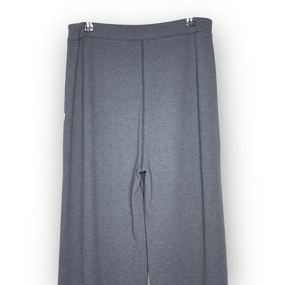 Vuori Bayview Thermal Wide Leg Pants Waffle Knit Gray Women’s Size XL - Picture 5 of 9